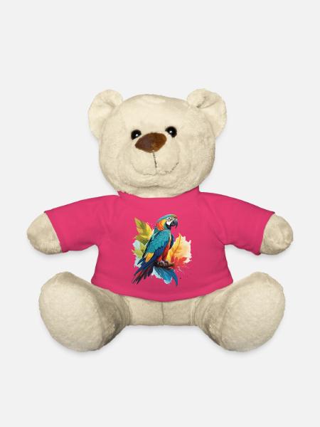 Bunter Papagei - Teddy - Pink