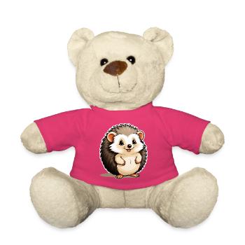 Petit hérisson mignon épineux - Nounours - rose - Devant
