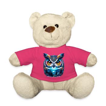 Owl - Teddy Bear - pink - Front