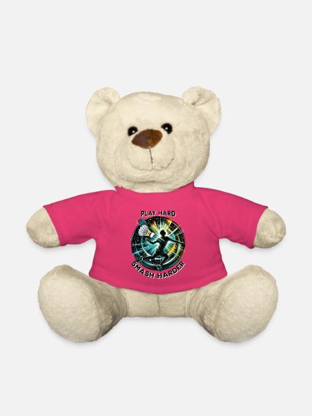 Play Hard, Smash Harder - Teddy - Pink