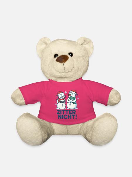 Zitter Nicht lustiges Meme als Weihnachtsmotiv - Teddy - Pink