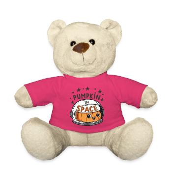Citrouille en mission spatiale - Nounours - rose - Devant