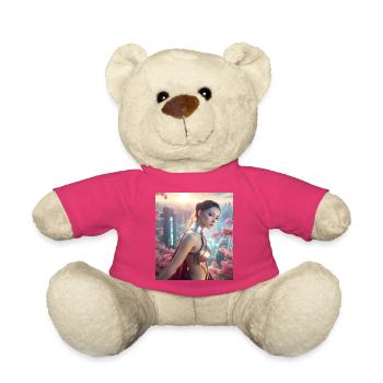 Cyber Princess au-dessus de la ville _ GBC - Nounours - rose - Devant