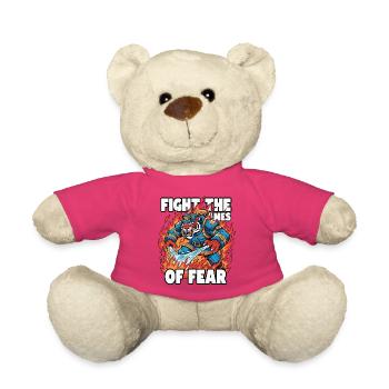 FeuerTiger Kampf Gegen Angst - Teddy - Pink - Vorne