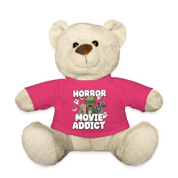 Accro aux films d’horreur – Cinéma de zombies - Nounours - rose - Devant
