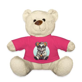 Kawaii Panda-Wissenschaftler - Teddy - Pink - Vorne