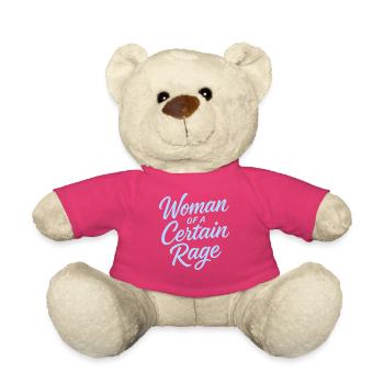 Woman of a Certain Rage Spruch Hellblau Design - Teddy - Pink - Vorne