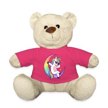 Groove Lune Licorne Arc-en-ciel - Nounours - rose - Devant
