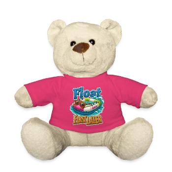 Erst schwimmen, später - Teddy - Pink - Vorne
