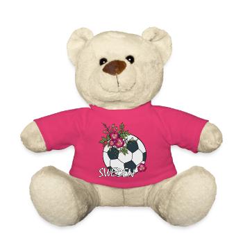 Fußball mit Rosen Schweden - Teddy - Pink - Vorne
