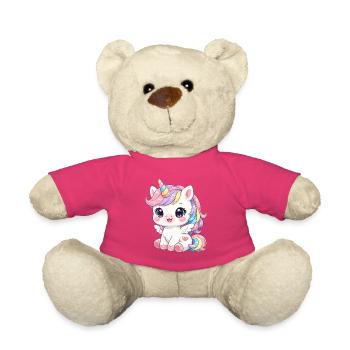 Unicorn - Teddy Bear - pink - Front