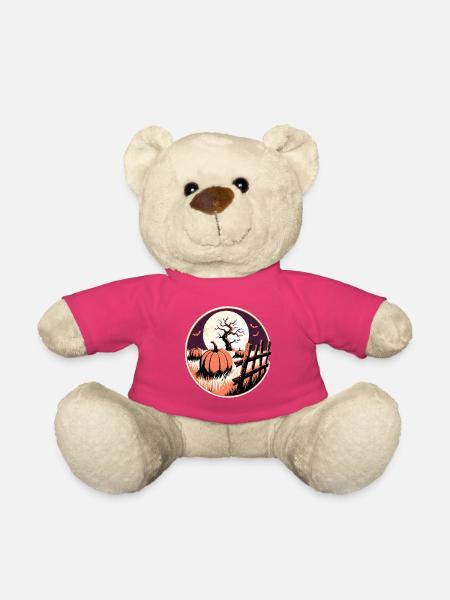 Kürbisfeld Nacht - Teddy - Pink