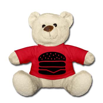 Burger - Teddy - Rot - Vorne