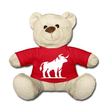 stier tier - Teddy - Rot - Vorne