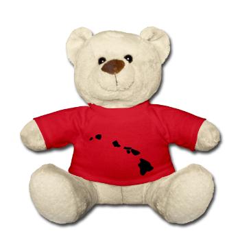 Hawaii - Teddy Bear - red - Front