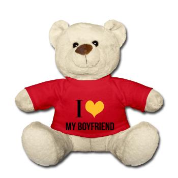 I Love My Boyfriend - Teddy - Rot - Vorne
