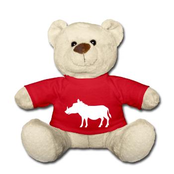 sanglier - Nounours - rouge - Devant