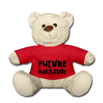 future rock star - Nounours - rouge - Devant