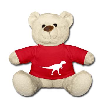 Abelisaurus dinosaure - Nounours - rouge - Devant