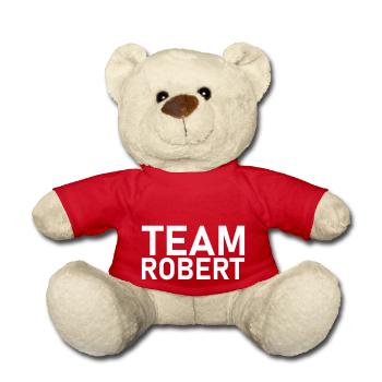 team robert weiß - Teddy - Rot - Vorne