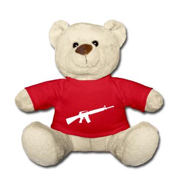 waffe gun - Teddy - Rot - Vorne