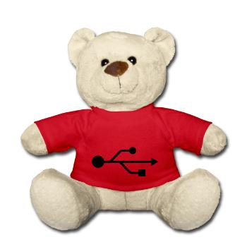 usb - Teddy - Rot - Vorne