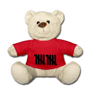 10 Geburtstag - Teddy - Rot - Vorne