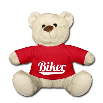 Biker - Teddy Bear - red - Front