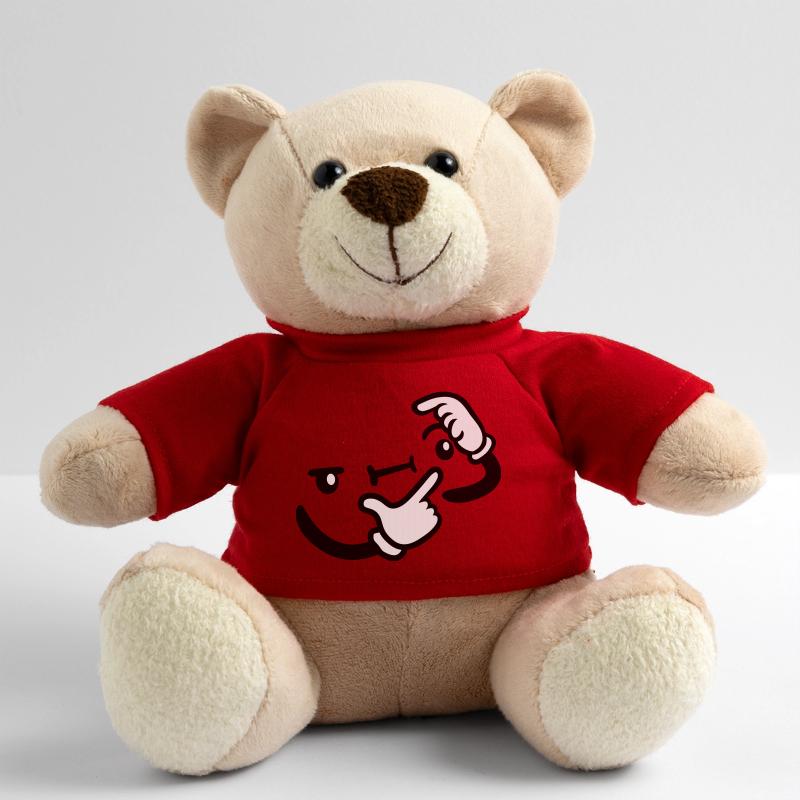 Hand Gesture Thinking Teddy Bear