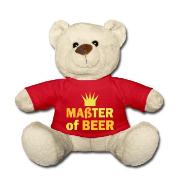 maß bier - Teddy - Rot - Vorne