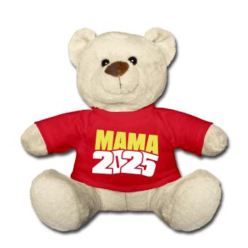 Mama 2025 - Teddy - Rot - Vorne
