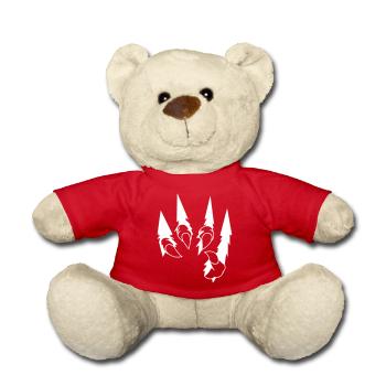 Griffes d’Animaux 001 - Nounours - rouge - Devant
