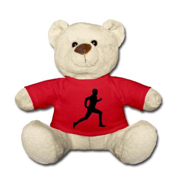 running male ii - Nounours - rouge - Devant