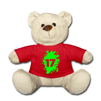 Klecks 17 - Teddy - Rot - Vorne