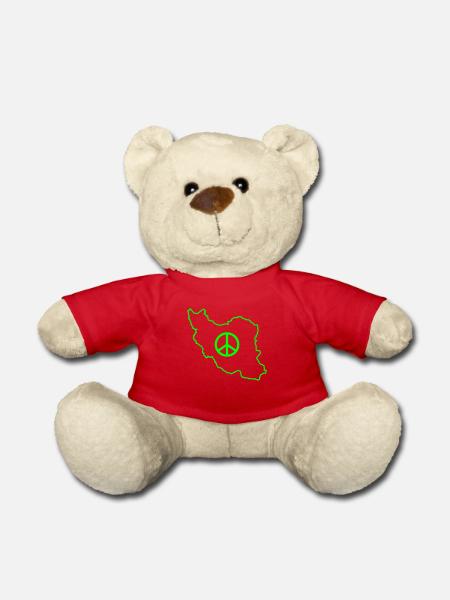 Iran Frieden - Teddy - Rot