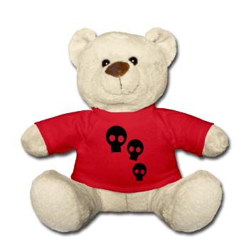 Three Skulls - Teddy - Rot - Vorne
