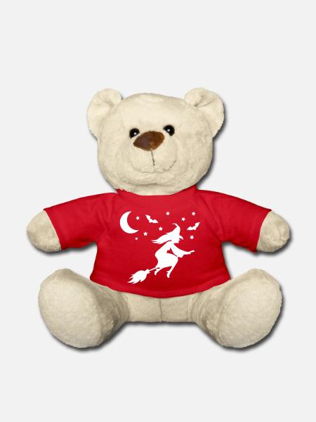 Hexe - Teddy - Rot