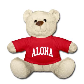Aloha - Teddy - Rot - Vorne