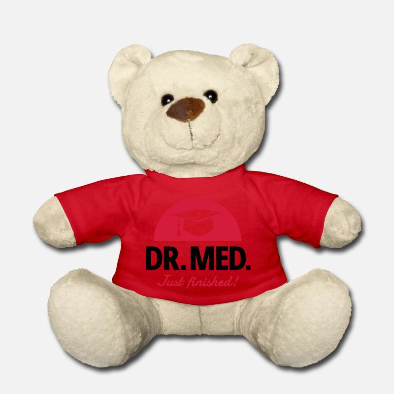 Médecin - Nounours - rouge
