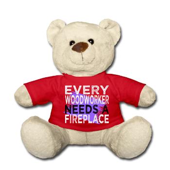 carpenter work tshirts funny quote humor - Teddy - Rot - Vorne