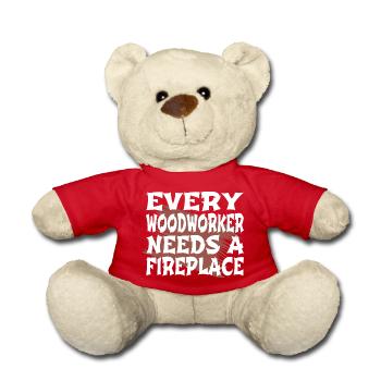 aaron carpenter tshirts lumber happy - Teddy - Rot - Vorne
