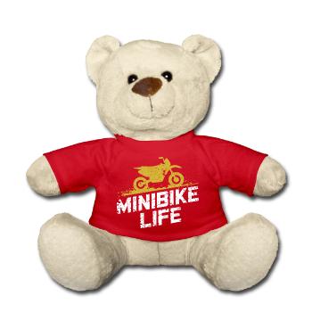 Small bikes, big passion - Teddy Bear - red - Front