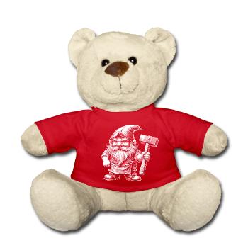 Blacksmith - Teddy Bear - red - Front