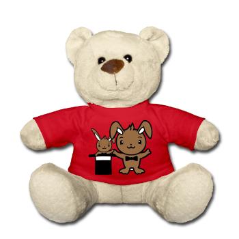 Bunny Wizard Chapeau Haut de forme Enfant 2 Bébé Sorcier Mignon - Nounours - rouge - Devant
