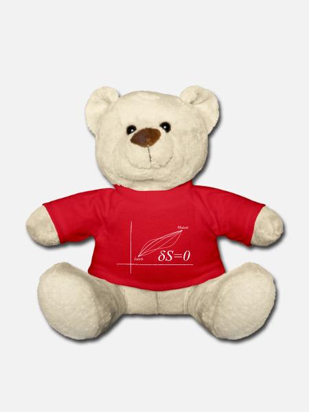 Grundsatz der geringsten Wirkung - Teddy - Rot