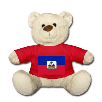 Haiti - Teddy Bear - red - Front