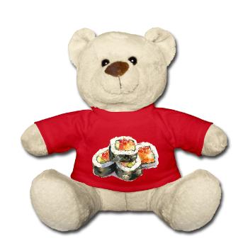 Nourriture pour sushis - Nounours - rouge - Devant