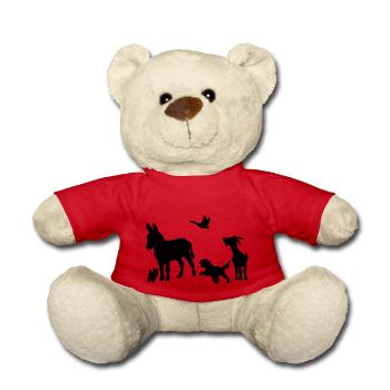 Logo - Tiere im Einklang - Teddy - Rot - Vorne