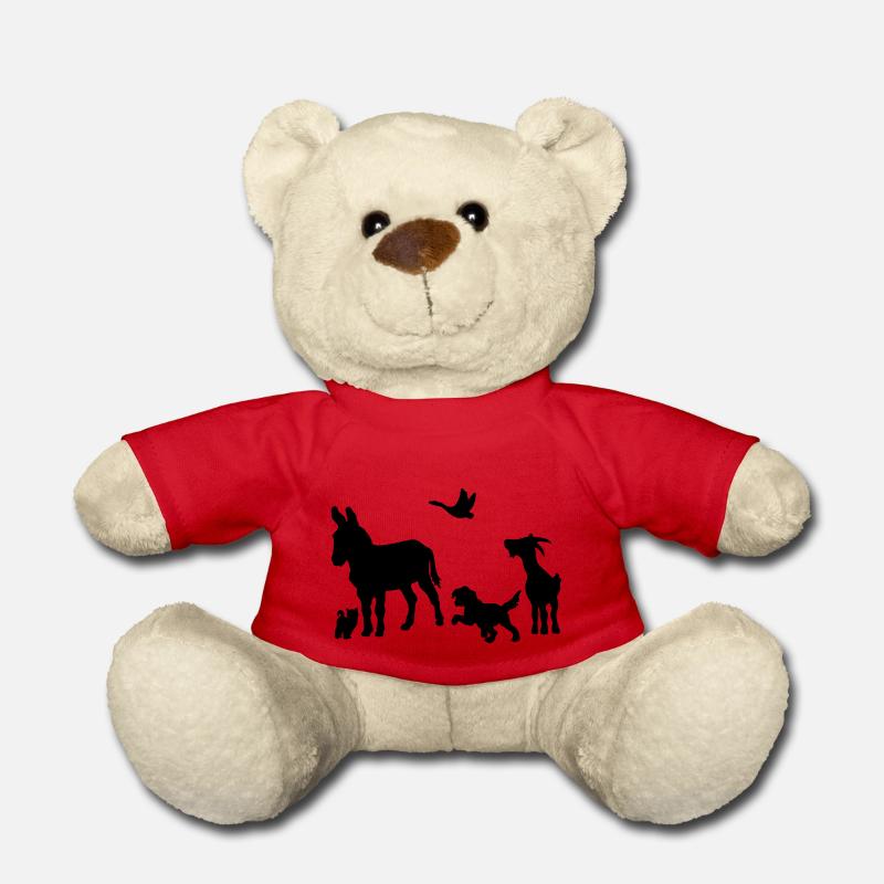 Logo - Tiere im Einklang - Teddy - Rot