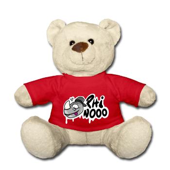Cool Rhinooo - das Shirt für die Nashorn Crew :) - Teddy - Rot - Vorne